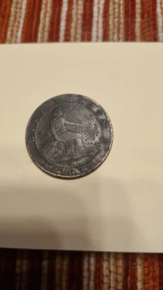 Moneda 10 céntimos 1870