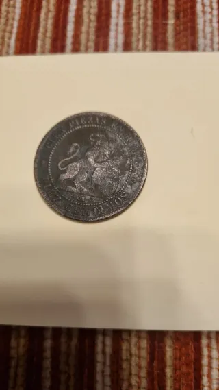 Moneda 10 céntimos 1870