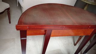 Mesa comedor extensible madera