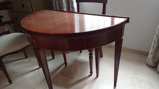 Mesa comedor extensible madera