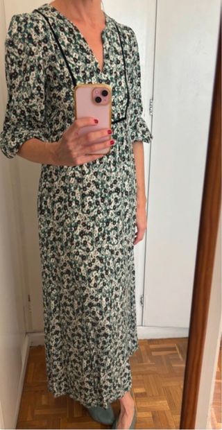 Vestido largo estampado Magnolya