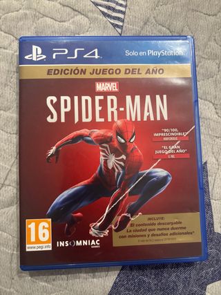 Marvel Spider-Man Edición Juego del Año PS4