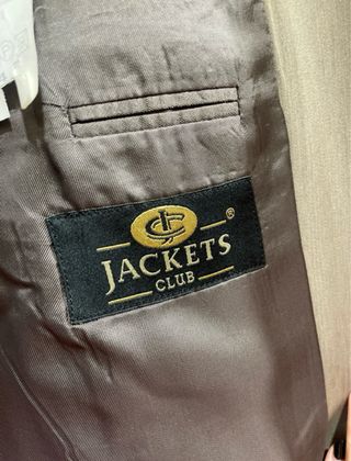 Traje Jacket Club color piedra