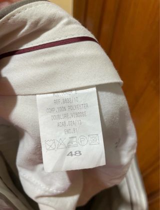 Traje Jacket Club color piedra