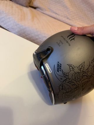 Casco estilo retro calavera Lucky Since 1968