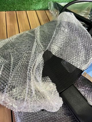 Silla SONGMICS giratoria negra OBN25BK