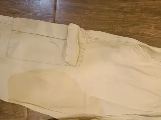 Jeans cargo beige donna