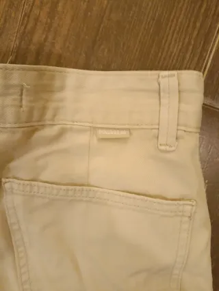 Jeans cargo beige donna