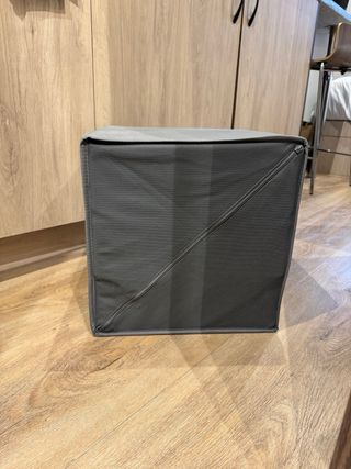 Cassettone in tessuto + scaffale IKEA