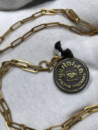 Cadena Chapada Oro Nueva 70cm + Regalo