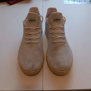 Zapatillas Adidas Hombre Blancas y Verdes