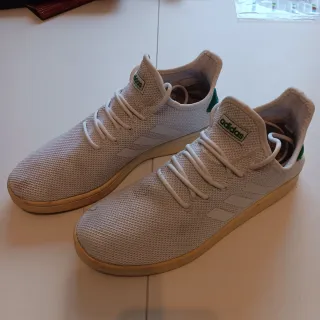 Zapatillas Adidas Hombre Blancas y Verdes