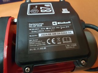 Einhell GC-GP 6538 Bomba Agua