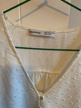 Camisa Renatta & Go blanca volantes