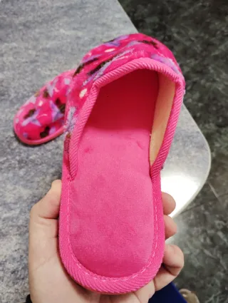 Zapatillas de estar por casa rosas "Nuevas"