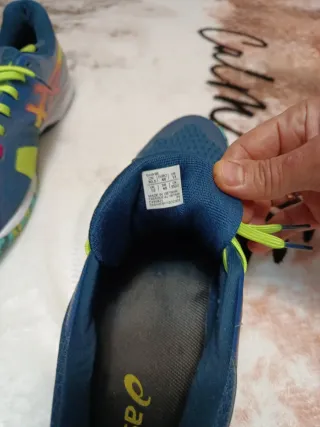 Zapatillas Asics Azul y Multicolor