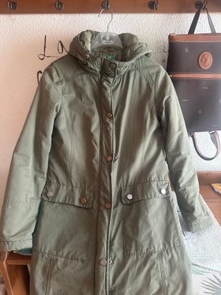 Plumas Benetton verde oliva