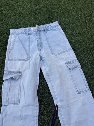 Pantalón cargo vaquero Mango Teen