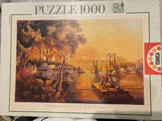 Puzzle Educa 1000 piezas Mississippi