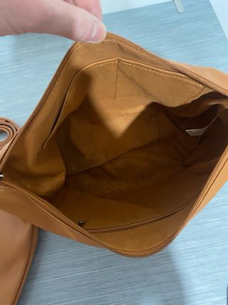 Set 2 borse similpelle marrone