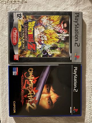 PS2 Dragon Ball Z Budokai Tenkaichi + Onimusha 2