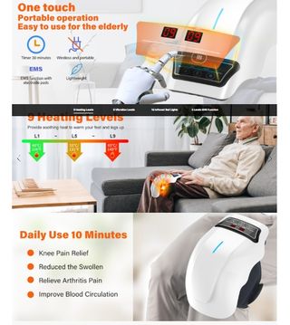 Massaggiatore Ginocchio Bianco