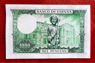1000 PESETAS 1965 * ISIDORO * SERIE “J” EXCELENTE