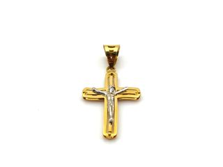 crucifijo oro 18k
