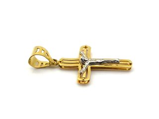 crucifijo oro 18k
