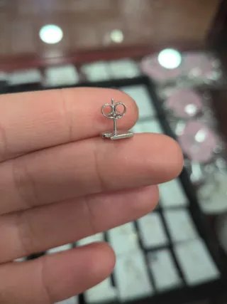 Pendientes Real Betis Plata de Ley