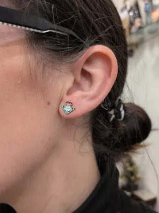 Pendientes Real Betis Plata de Ley