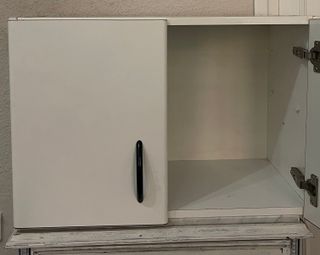 Gabinete de pared blanco doble puerta