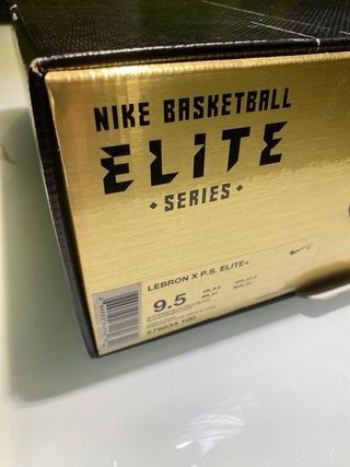 Nike LeBron 10 PS Elite+ (2012) White, gold, black