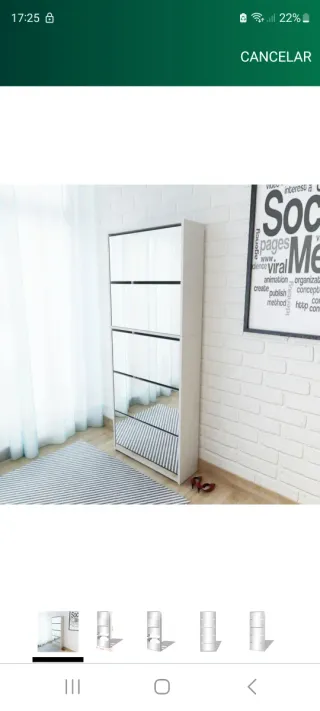 REGALO Estructura Zapatero Blanco (Sin frontales)