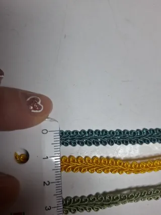 Pasamanería de tela varios colores