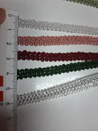 Pasamanería de tela varios colores