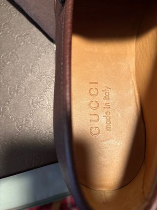 Mocasines Gucci Marrones Piel Hebilla