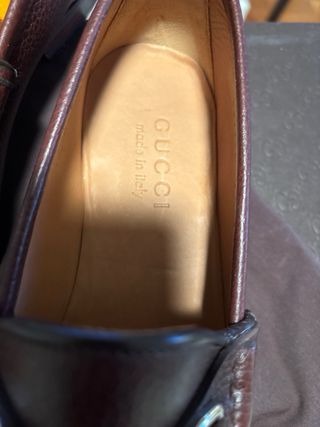 Mocasines Gucci Marrones Piel Hebilla