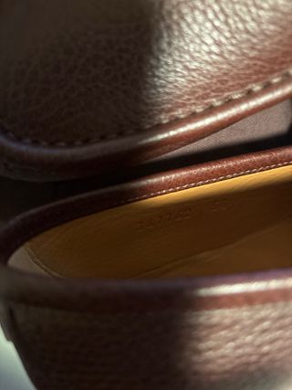 Mocasines Gucci Marrones Piel Hebilla