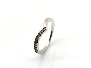 anillo plata 925mm con piedra con circonita t. 14 (17,2 mm)