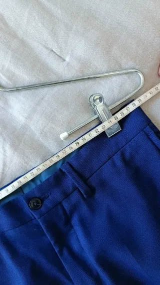 Traje de hombre azul