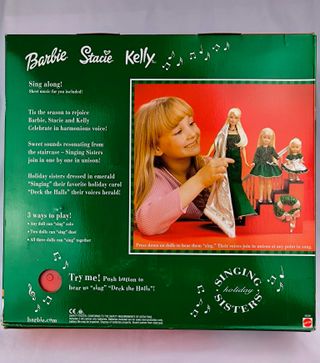BARBIE STACIE KELLY HOLIDAY SINGING SISTERS 2000