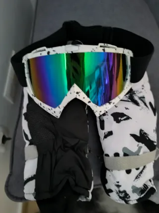 Lote Gafas y Guantes Nieve