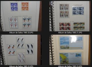 Álbum de sellos España 1985 Filabo