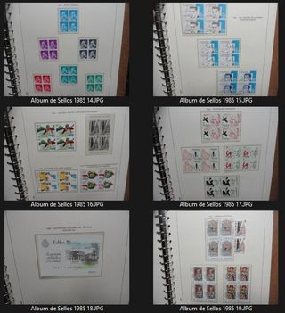Álbum de sellos España 1985 Filabo