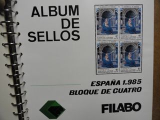 Álbum de sellos España 1985 Filabo