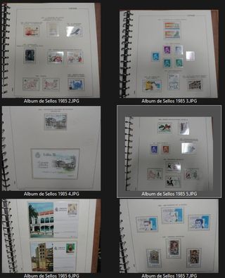 Álbum de sellos España 1985 Filabo