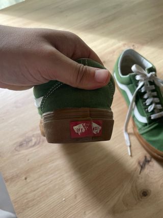 Vans Old Skool Talla 39 Verde Goma