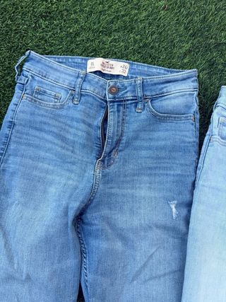 2 Pantalones Vaqueros Hollister  24x28 y 24x33