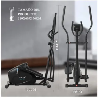 Bicicleta Elíptica ISE Essential Negra